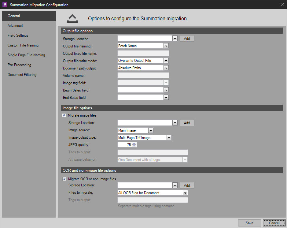 Summation Migration Configuration – PSIGEN Support Portal